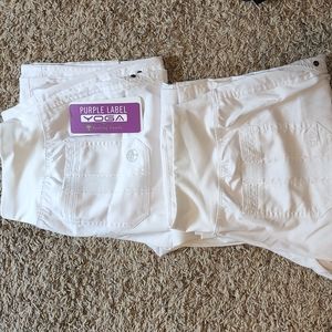 White Healing Hands scrub pants